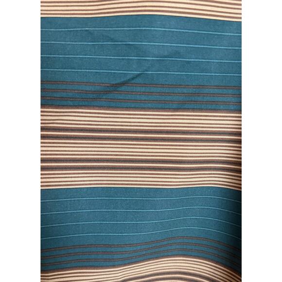 O'neill Men Board Shorts Size 38 Superfreak Stretch Brown Green Stripe New - Picture 7 of 9